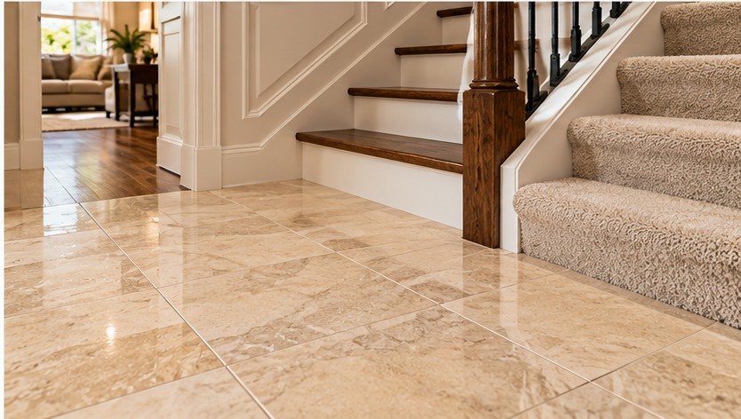 Stair and tile finish inspiration